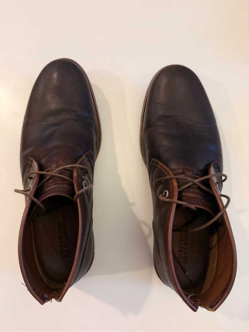 Men's Classic Brown Leather Lace-Up Shoes